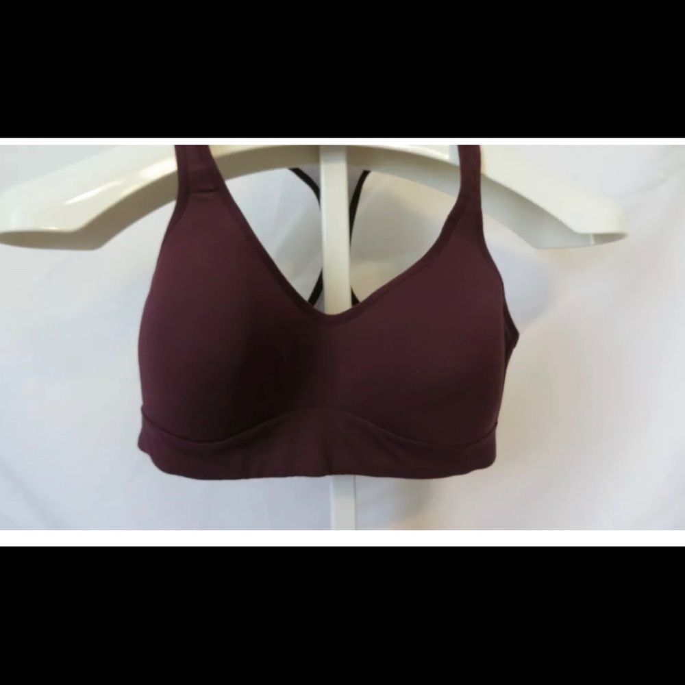 Lululemon Speed Up Bra C/D Size 6 Dark Adobe Maroon Padded Bust